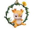 thumbnail image 3 of Colgante de estatua de animal shamjiam ciervo, 3 of 8