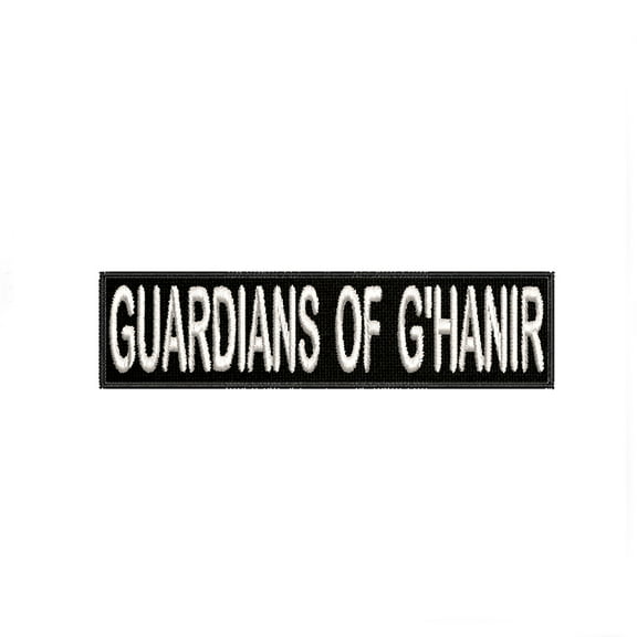 Guardians of G'hanir Embroidered Patch Iron-On Applique, Cosplay Vest Clothing Badge Back Packs Uniform DIY