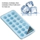 thumbnail image 4 of Molde de silicona de 21 cavidades para hacer cubitos de hielo, bandeja para molde de crema para pasteles con tapa, utensilios para hornear, redondo, azul Methold HA004768-05, 4 of 7