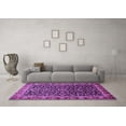 thumbnail image 3 of Ahgly Company Indoor Rectangle Persian Purple Traditional Area Rugs, 2' x 4', 3 of 4