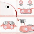thumbnail image 3 of yeacher Pink Dual-Chamber Chocolate Melting Pot with Temperature Control & Accessories for Baking and Dessert Making, 3 of 6