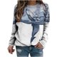 thumbnail image 1 of Camisas informales de manga larga para mujer, sudadera de cuello redondo con estampado de criatura marina, jersey de cuello redondo, túnica holgada con estampado de puesta de sol Pompotops gfhjh19961, 1 of 5