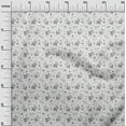 thumbnail image 3 of oneOone Velvet White Fabric Floral Craft Projects Decor Fabric Printed By The Yard 58 Inch Wide, 3 of 4