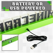 Minecraft Logo Light – Officially Licensed Merchandise, 2 Light Modes, Battery or USB Operated, Bedroom or Game Room Decor for Gamers | Paladone
