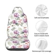 thumbnail image 4 of Fuzoiu Orchids Flowers Print Elastic Car Seat Covers, Seat Cover Protector,Universal Fit Interior Covers for Most Cars,Washable Seat Cover Non Slip for SUV,Sedan,Van, 4 of 5
