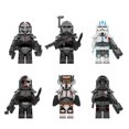 thumbnail image 1 of 6pcs Star Wars Remnant Squad Destroyer Crosshair Echo Hunter Technician Assemble Building Block Toys, 1 of 4