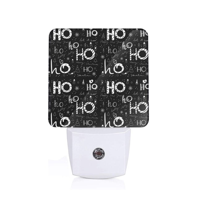 Fotbe Ho-Ho-Ho 2 Luz Nocturna LED, Luz de Noche con Sensor de Luz Natural de Anochecer a Amanecer, Se Enchufa a la Pared, Blanco Cálido 0.5W-US