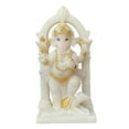 thumbnail image 3 of Estatua del dios hindú Ganesha, figura de centro de mesa, obra de , artesanía, escultura de Buda para decoración de mesa de oficina, 3 of 8