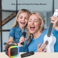 thumbnail image 3 of Machine de Karaoké Portable pour Enfants et Adultes – Haut-Parleur Bluetooth avec 2 Microphones Sans Fil, 3 of 5
