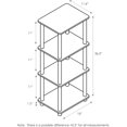 thumbnail image 2 of Furinno 16102WN/BR Turn-N-Tube Shelf, 3 Space, Walnut/Brown, 2 of 6