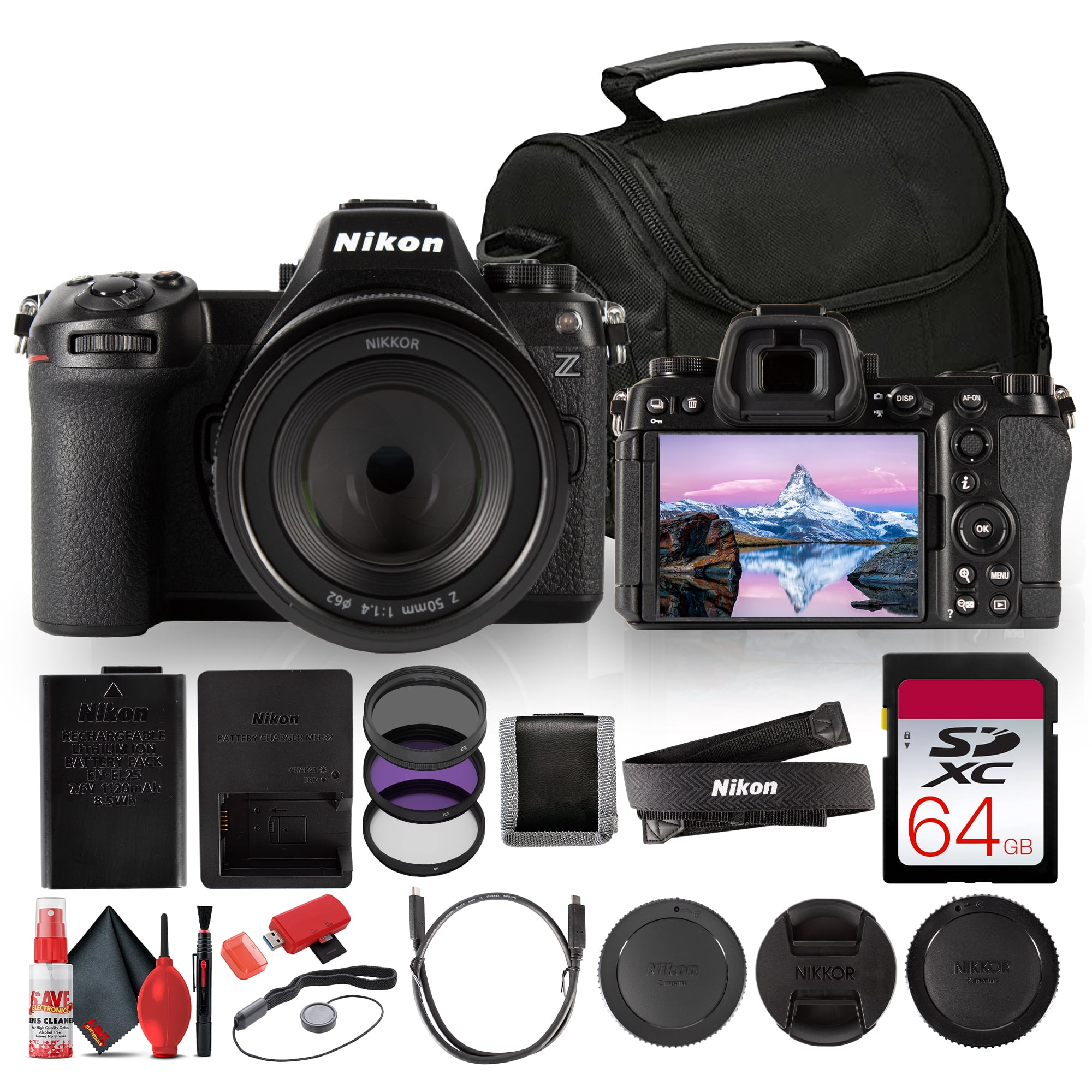 カメラ3点セット Nikon Z6 III Mirrorless Camera 24.5MP Full Frame 4K Video Bundle
