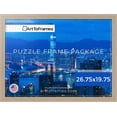 thumbnail image 3 of ArtToFrames 26.75x19.75 Inch - 68x50 CM Brown Puzzle Frame for 1000 piece Puzzles.1.25 Inch Custom MDF Puzzle Frames, Natural Oak - Comes with Economy Acrylic, 3 of 5