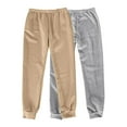 thumbnail image 4 of Mepaouo 2Pcs Womens Fleece Lined Sweatpants High Waisted Pull on Baggy Cinch Bottom Jogger Sizes S-3X, 4 of 4