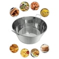 thumbnail image 1 of Cazo De Acero Inoxidable Chico 46cm ideal para freír o cocinar, 1 of 4