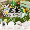thumbnail image 3 of Fitted Round Tablecloth Happy Easter Elastic Stretch Table Cover,Waterproof Oil Proof Table Cloth for Dinner,Outdoor,Picnic, 45"- 54" DIA Easter Bunny Tails Beige, 3 of 9