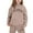 Khaki, variant on Little Girls Outfits Sets Casual Winter Wear Trendy Printed Hooded Sweatshirt Fall Girls Clothes Coffee Size 6-7T