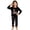 C-Black, variant on Kids Halloween Pjs Long Sleeve Crew Neck Unisex Graphic Loungewear Set Boys Pajama Size 2-10 Years