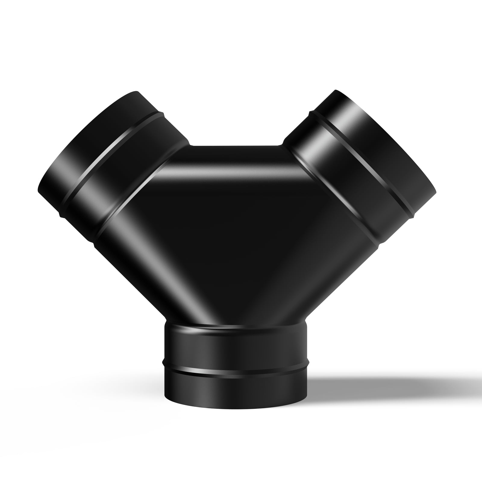 AC Infinity 3Way Duct Splitter, 4 x 4 x 4" Exhaust Pipe Splitter Y Connector, for Indoor