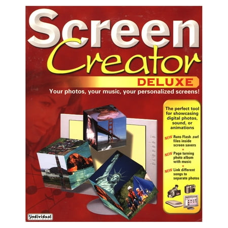 Photo Imaging Software Screen Creator Deluxe 7 for Windows PC- XSDP -PRMSC7 - Create impressive, animated screen savers in minutes using your digital photos, images, and audio files. Screen Creator Deluxe requires no a ()
