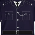 thumbnail image 4 of Old Glory Youth Halloween British Bobby Copper Police Costume Long Sleeve T Shirt, 4 of 6