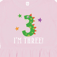 thumbnail image 4 of Inktastic 3rd Birthday Dinosaur Party Girls Toddler Dress, 4 of 5