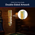 thumbnail image 3 of American Art Decor Retro Game Zone off the Wall LED Marquee Sign, Yellow - 25" H x 6.25" L x 3" D, 3 of 8