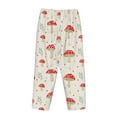 thumbnail image 5 of Sigee Flat Mushrooms Print Women's Soft Pajama Pants - Breathable and Comfortable Lounge Sleep Bottoms with Elastic Waistband and Pockets-Medium, 5 of 9