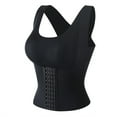 thumbnail image 1 of BESTYO Women Seanless Front Buckle Bra Wireless Push Up Posture Corrector Tank Top Vest, 1 of 19
