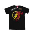 thumbnail image 1 of DC Comics T-Shirt Boyfriend en Coton pour Femmes avec Emblème de Course Flash, 1 of 3