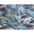 thumbnail image 3 of Ambesonne Feather Print Quilted Bedspread Set 3 Pcs, Modern Boho Vibes, Queen, Pale Sky Blue and Indigo, 3 of 4