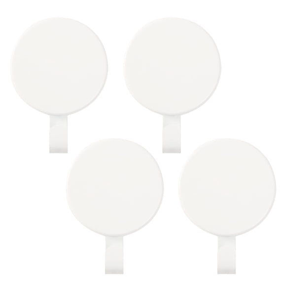 Perchero magnético Aeranto Heavy Duty para colgar coronas, paquete de 4, color blanco