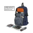 thumbnail image 3 of Deago Travel Laptop Backpack for Men Women Business Anti Theft Backpack with USB Charging Port Water Resistant College Computer Bag, Black, 3 of 9