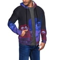 thumbnail image 6 of Sigee inside out 2 (40) for Men's Zip-Up Hoodie Moisture Wicking and Breathable, Full Zip Hooded Sweatshirt,3X-Large, 6 of 8