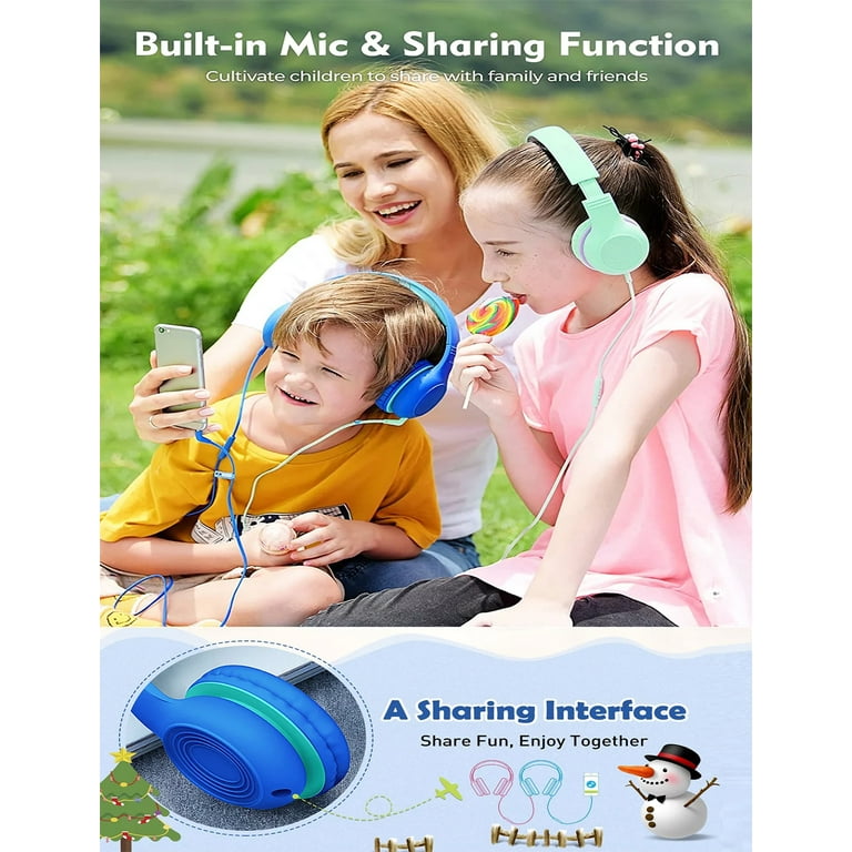 Kids headphones with microphone sale