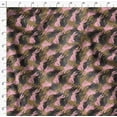 thumbnail image 4 of Soimoi Brown Georgette Viscose Fabric Bunny Rabbit Animal Print Sewing Fabric Yard 42 Inch Wide, 4 of 6