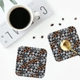 thumbnail image 4 of Vsdgher Colorful Screws Print Leather Coasters for Drinks, Durable Drink Coasters 4 Set for Tabletop Protection, Luxurious Home Décor and Housewarming Gift-Square, 4 of 6