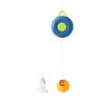 thumbnail image 4 of TISHITA Cat Interactive Toys Funny Cat Feather Toys Cat Teaser Toy Table Tennis Pet Blue Ball, 4 of 8