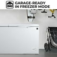 thumbnail image 2 of Kenmore 21 cu. ft. Convertible Chest Freezer/Refrigerator, 595L, White – Versatile & Spacious for Home or Garage, 2 of 7