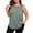 1# Green, variant on Womens Tops Summer Plus Size Tank Tops Casual Waffle Crewneck Sleeveless T Shirts Oversize Loose Tunic Tops