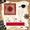 thumbnail image 6 of Pirate Bandana Sash Belt Costome Accessories Halloween Captain Pirate Tricorn Hat With Eye Patch Necklaces For Men Women Design 4, 6 of 6