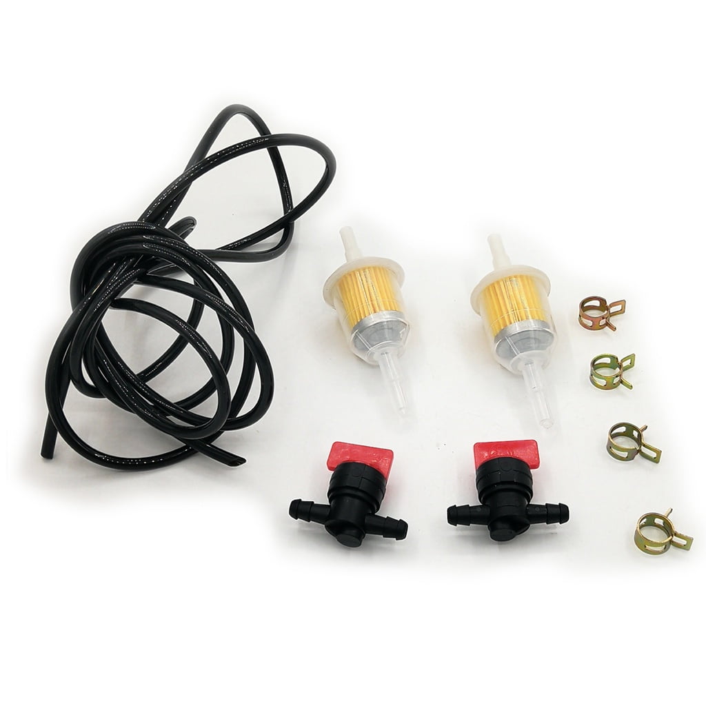 Fuel Filter with Fuel Line & Shut Off Valve for Briggs & Stratton Engine