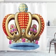 thumbnail image 1 of Ambesonne King Shower Curtain, Royal Noble Family Crown, 69"Wx75"L, Multicolor, 1 of 3