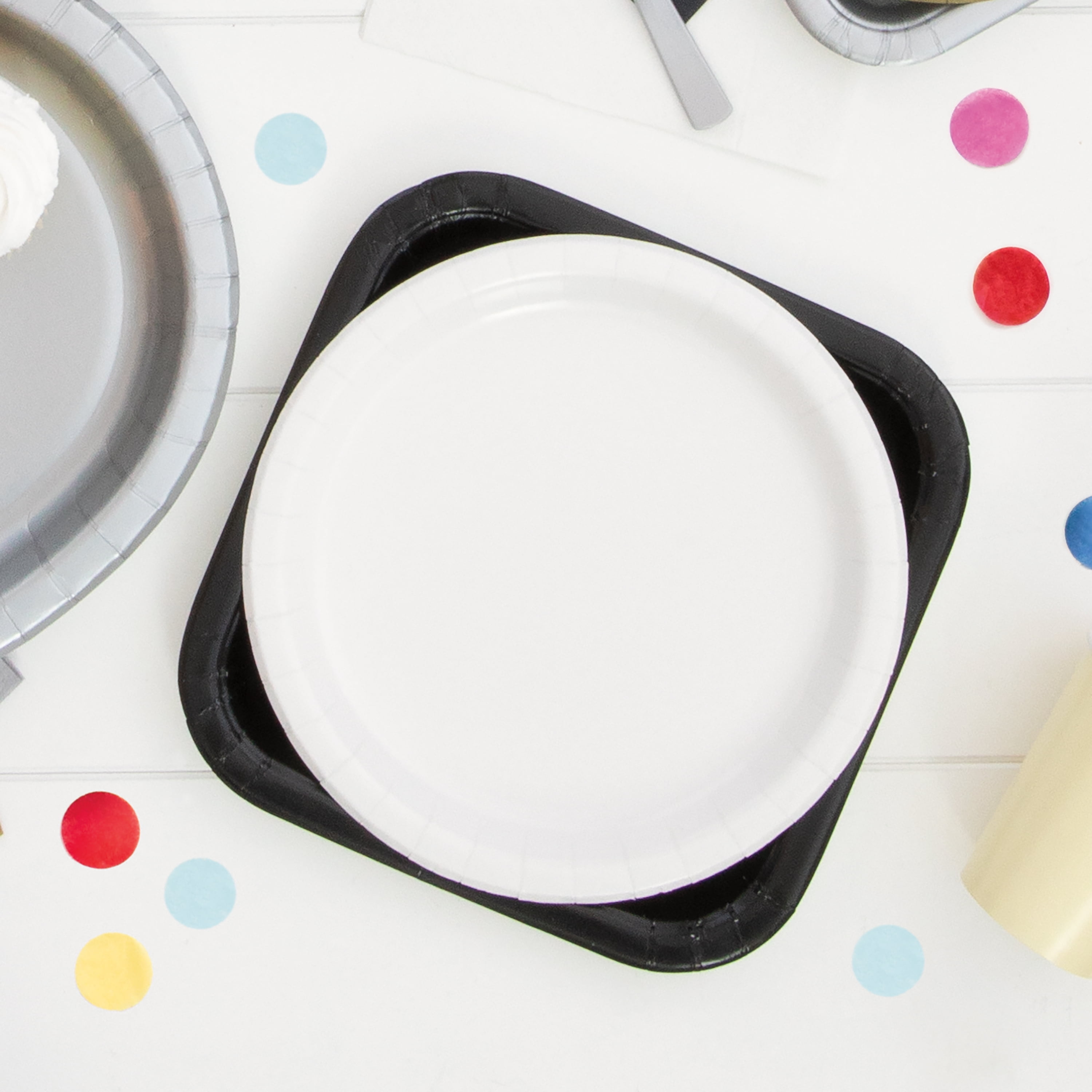 20 Count 9IN White Dessert Paper Plates by Way To Celebrate