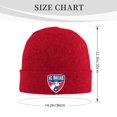 thumbnail image 2 of Fc Dallas Hat Knitted Winter Beanie Warm Acrylic, 2 of 6
