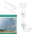 Shrimp Feeding Tube Aquarium Fish Feeder Tube Kit Clear Fish Tank