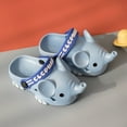 thumbnail image 2 of Binhe toddler Kids Baby Boys Girls Cartoon Elephant Animal Non-Slip Slippers Shoes with Slides Sandals Lightweight Open toe Teen Garden Clogs Kids Outdoor Beach Pool Shower, 2 of 2