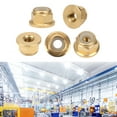 thumbnail image 2 of Lock Flange Nut,50Pcs Flange Nut Pure Fasten Flange Nut Hardware Tools Unmatched Quality, 2 of 8