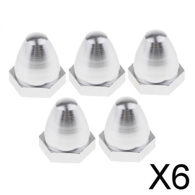 Paquete de 6x 5 Adaptadores de Montaje Baoblaze con tuerca de Aleación 14mm