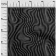 thumbnail image 2 of oneOone Georgette Viscose Black Fabric Moire Craft Projects Decor Fabric Printed By The Yard 42 Inch Wide, 2 of 4