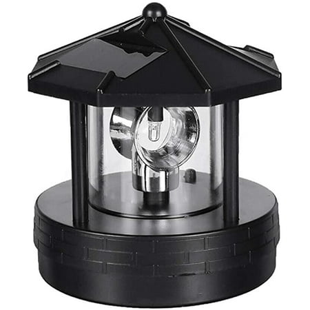 

Solar LED Rotating Lighthouse Light Garden Yard Lawn Lamp Lighting Statue for Outdoor Home Decor